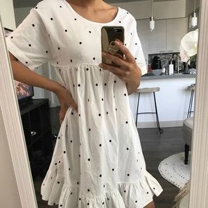 ZARA POLKA DOT DRESS!